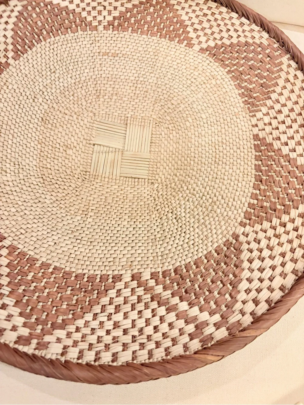 One of a Kind! NEW Woven Basket. Made by Binga people of Zambia Zimbabwe Africa